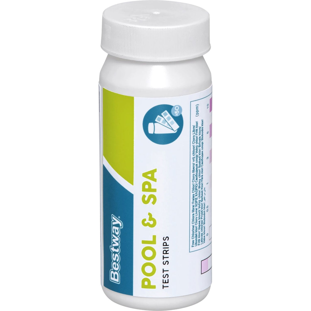 KIT TESTER STRISCE 50 PZ 4 IN 1 ANALISI PISCINA ACQUA CLORO PH Alcalinita 513 55181345 - Foto 4