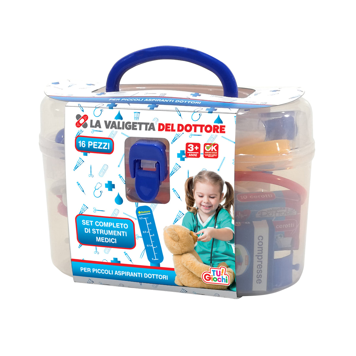 Valigetta Dottoressa Peluche Attrezzi Dottore Giocattolo TU GIOCHI