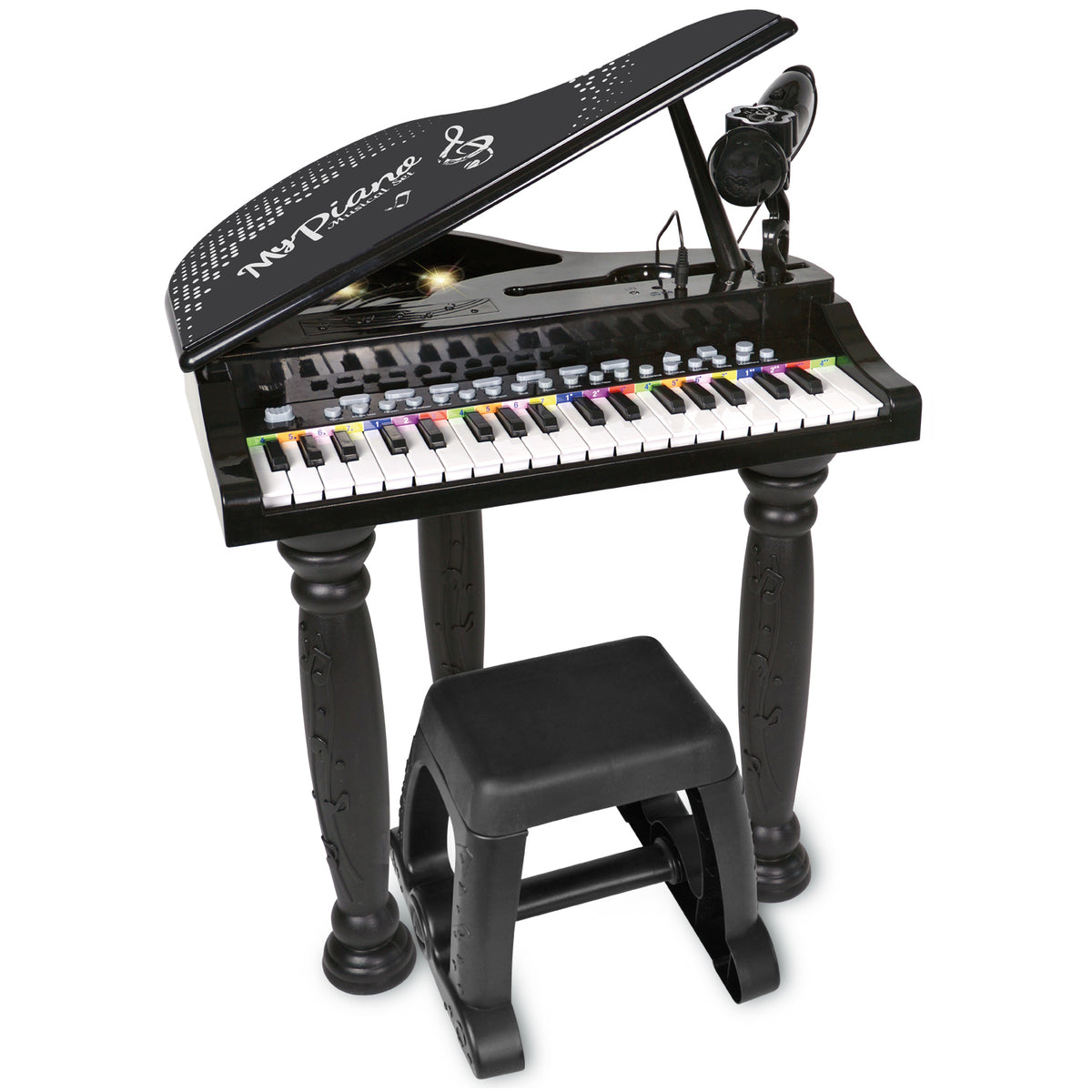 VGEBY1 Tastiera Musicale Elettrica Per Bambini Con Microfono – 37 Tasti, USB – Giocattolo Educativo
