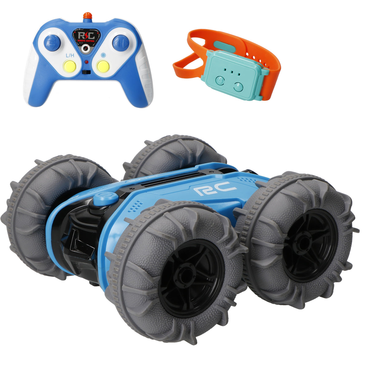 DeAO 2 Auto Telecomandate Autoscontro Con Uova Pop Up - Gioco Bambini 3+ Anni, Con 2 Telecomandi, Radio Control