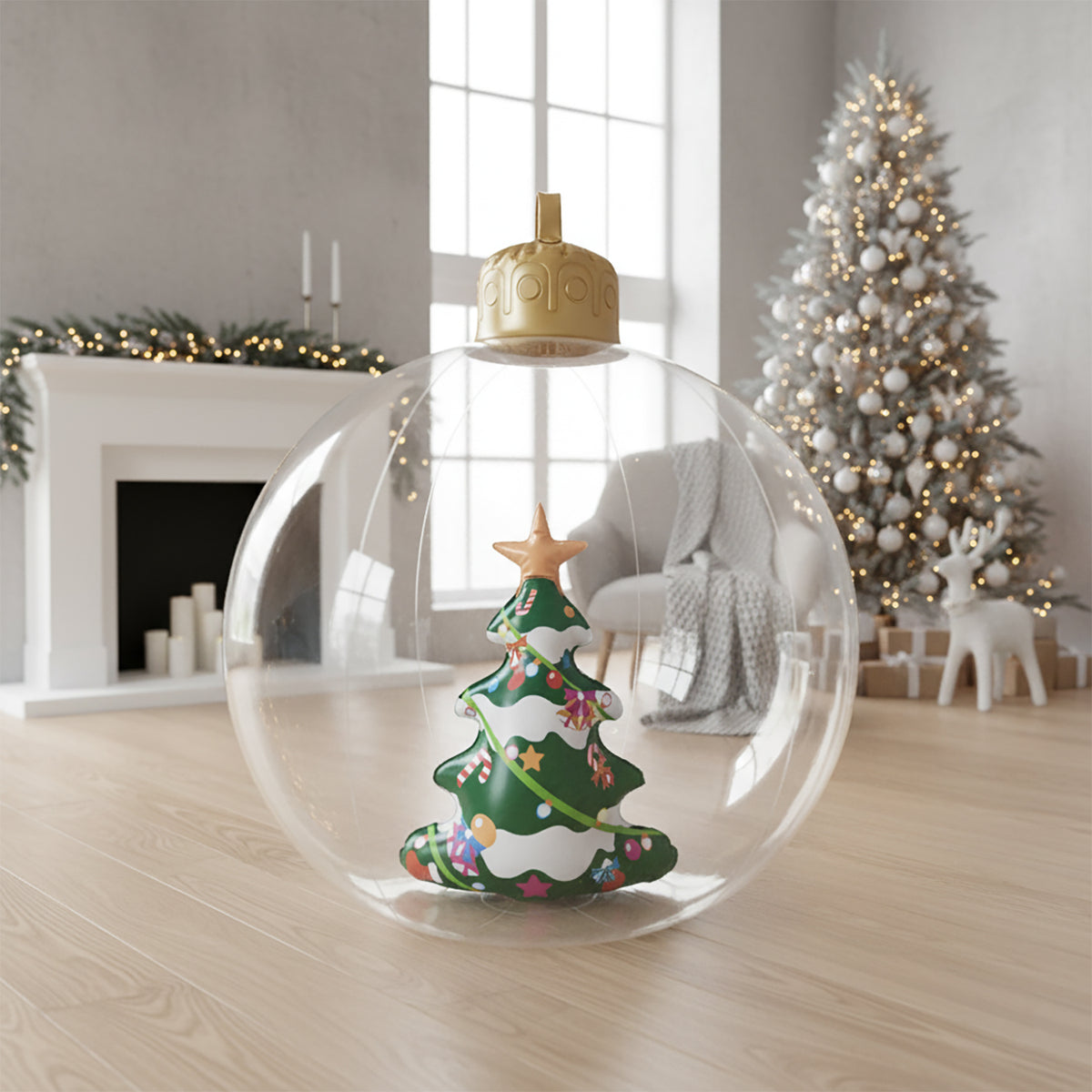 Outsunny Decorazione Natalizia Gonfiabile Con Luci LED E Gonfiatore Incluso 210x92x190 Cm~1ajftp6c06001 Outsunny Decorazione Natalizia Gonfiabile Con Luci LED E Gonfiatore Incluso 210x92x190 Cm~1ajftp6c06001