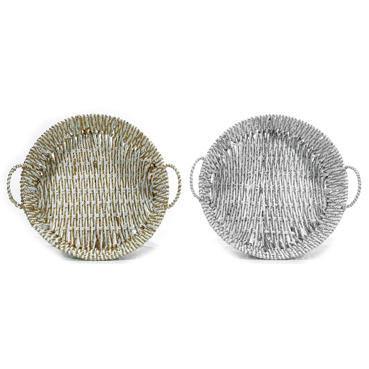 Cesta Elegance Bianca 58x38x28cm Con Manici - Per Casa, Ufficio O Bambini - Foto 5