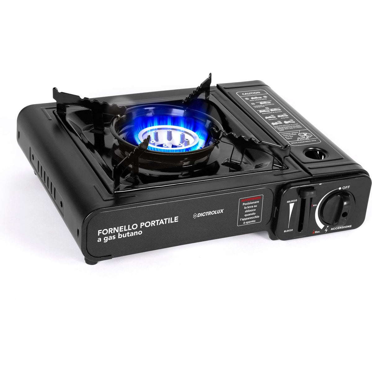 Kit Campeggio: 4 Bombole Gas Butano + Fornello Portatile Gardmax – BBQ E Picnic