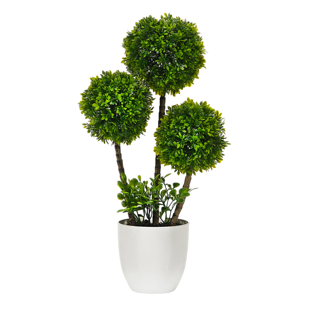 3 Piante Artificiali In Vaso Di Metallo – Set Di Piante Grasse Realistiche, Alte 8-11 Cm, Decorazione Senza Manutenzione Per Casa E Ufficio
