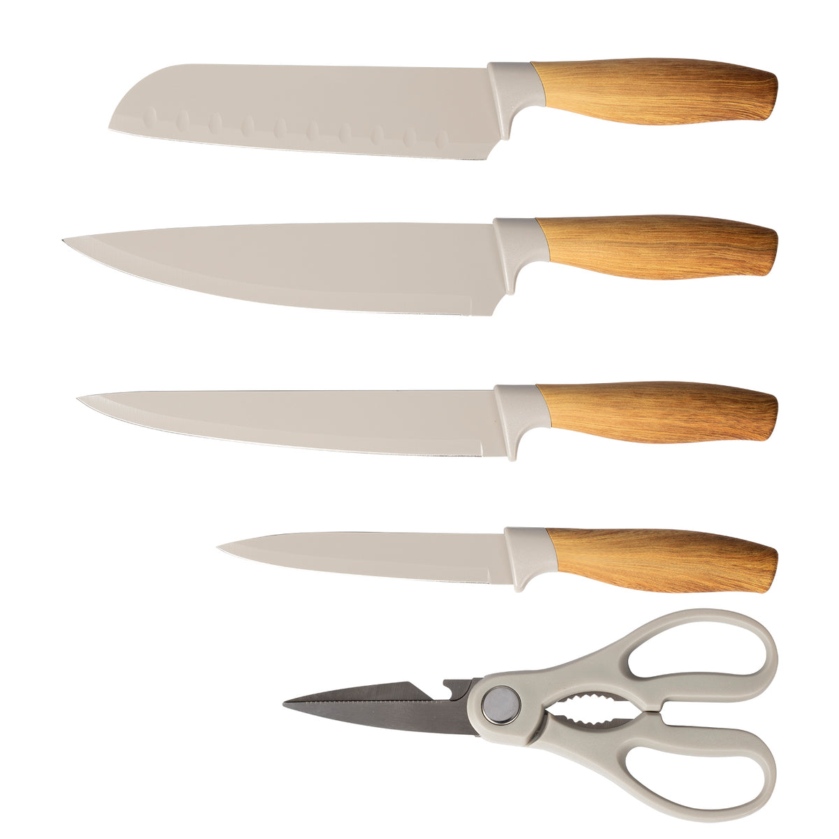 Gerlach Set Di Coltelli In Blocco Country, Acciaio Inossidabile Marrone 16 X 85 X 36 Cm 5 Unita 16 Cm 24235925 Gerlach Set Di Coltelli In Blocco Country, Acciaio Inossidabile Marrone 16 X 85 X 36 Cm 5 Unita 16 Cm 24235925