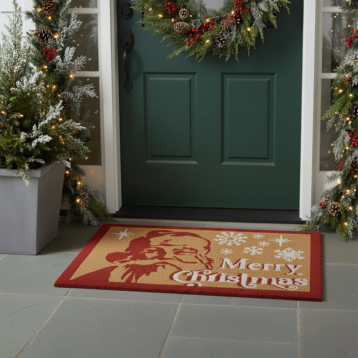 Lanpn 42x75cm Zerbino cocco Natale, Linea Antiscivolo Gomma Naturale Tappeto Porta Ingresso Esterno Esterni Tappeto Antiscivolo Zerbino Ingresso per Lanpn 42x75cm Zerbino cocco Natale, Linea Antiscivolo Gomma Naturale Tappeto Porta Ingresso Esterno Esterni Tappeto Antiscivolo Zerbino Ingresso per