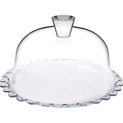 PASABAHCE - Piatto Torta in vetro con campana Linea Patisserie - diametro 26 cm