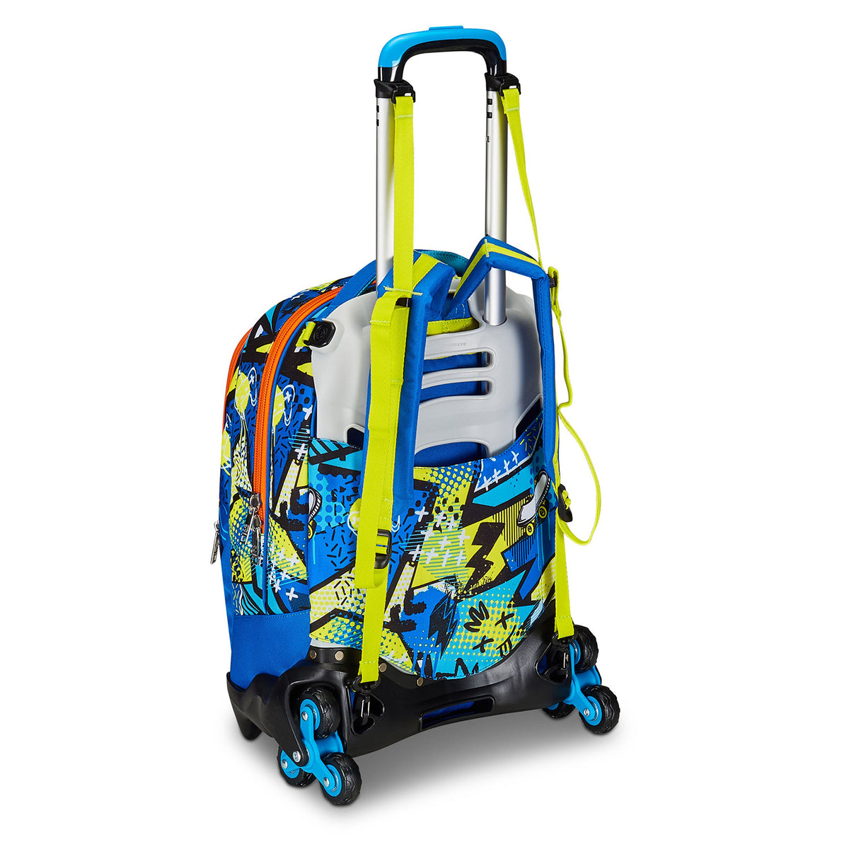 Be Box Top SJ GANG Carello Trolley Per Zaino Grande Rosa Ragazza Seven