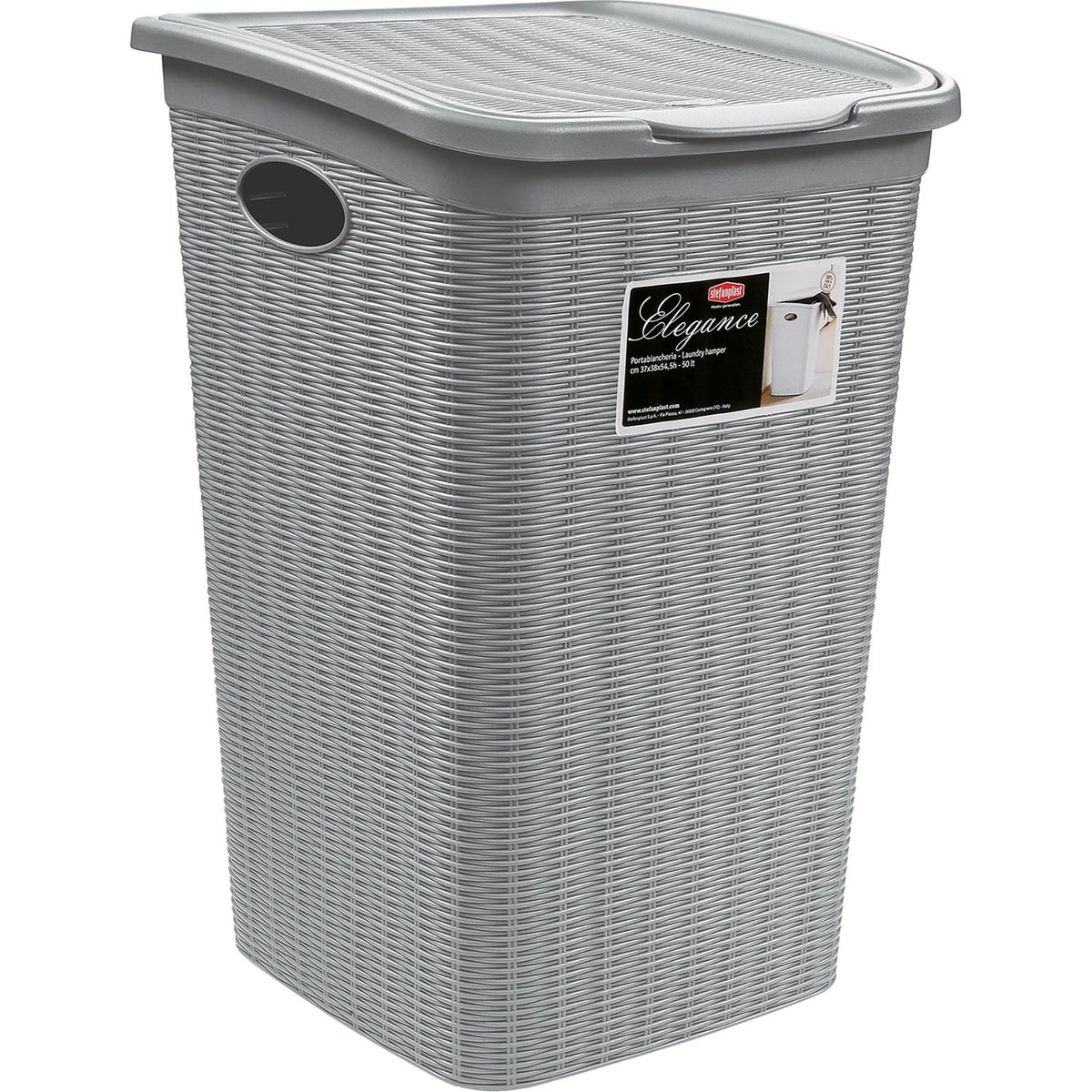 Portabiancheria DEA Woolly Hamper 50 Litri - Grigio, Pratico E Capiente