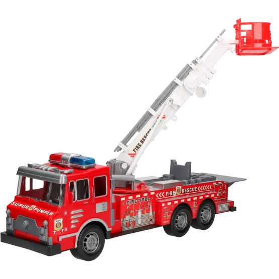 Camion Dei Pompieri A Frizione Vigili Del Fuoco Veicolo Giocattolo Bambini  F0358