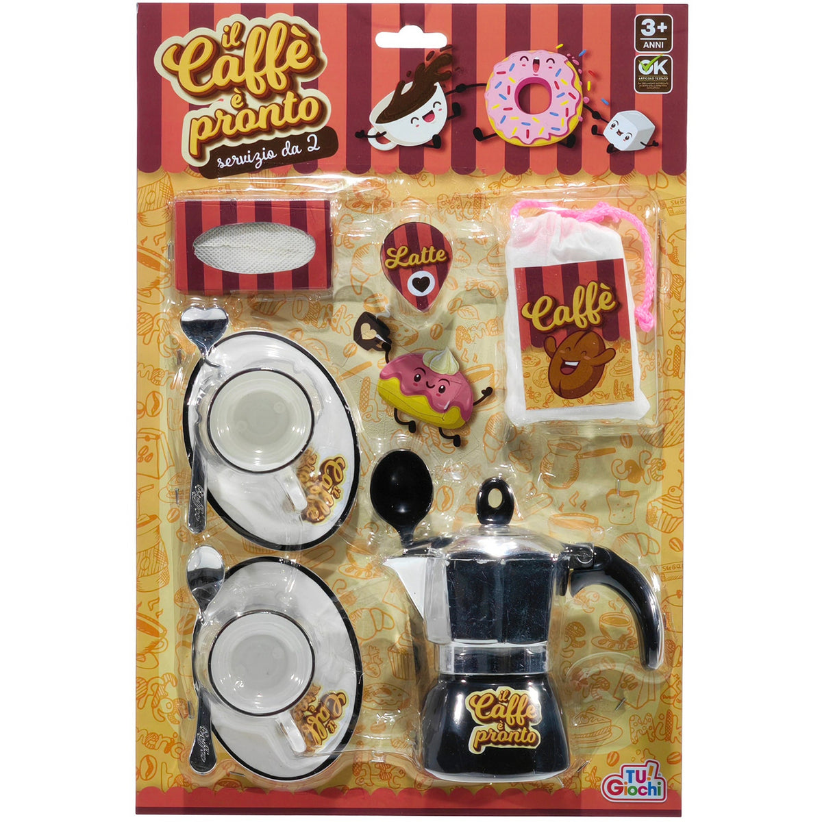 Set completo tè e caffè 5 pezzi - Zanetto