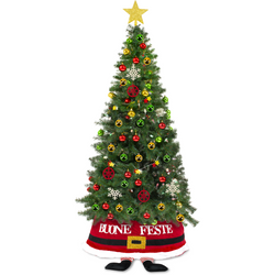 VESTIAMO CASA GRAN NATALE - Copribase albero Christmas - diametro 77 cm