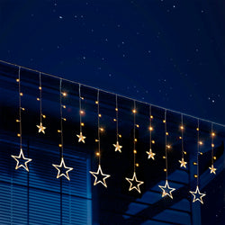 DICTROLUX - Tenda Luminosa 138 Led Bianco Caldo Starry Sky - altezza 100x200 cm