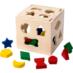 GT - Cubo formine di legno - 16 pezzi