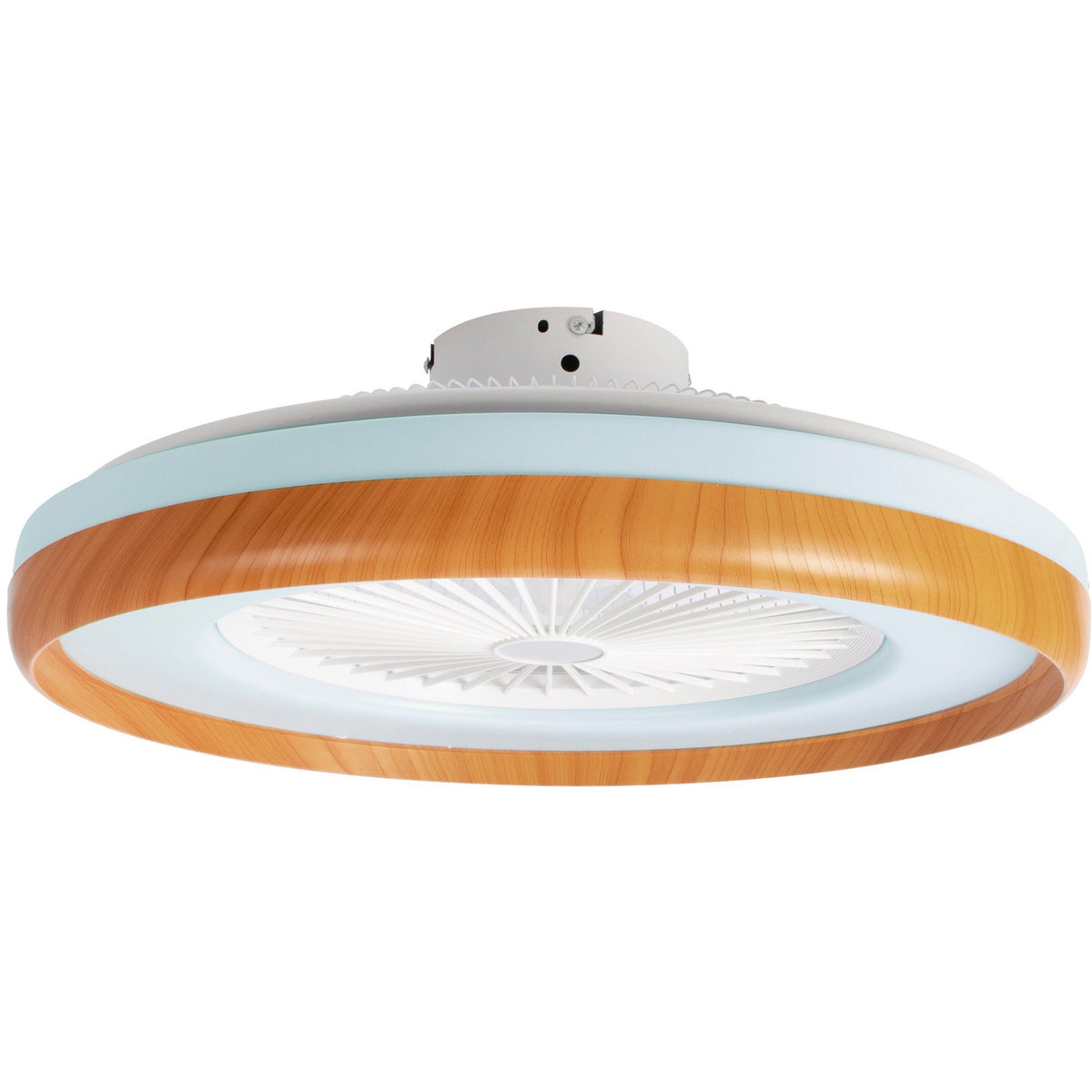 DICTROLUX - Ventilatore da soffitto Reversibile effetto legno con lamp –  Shop On Line Happy Casa Store