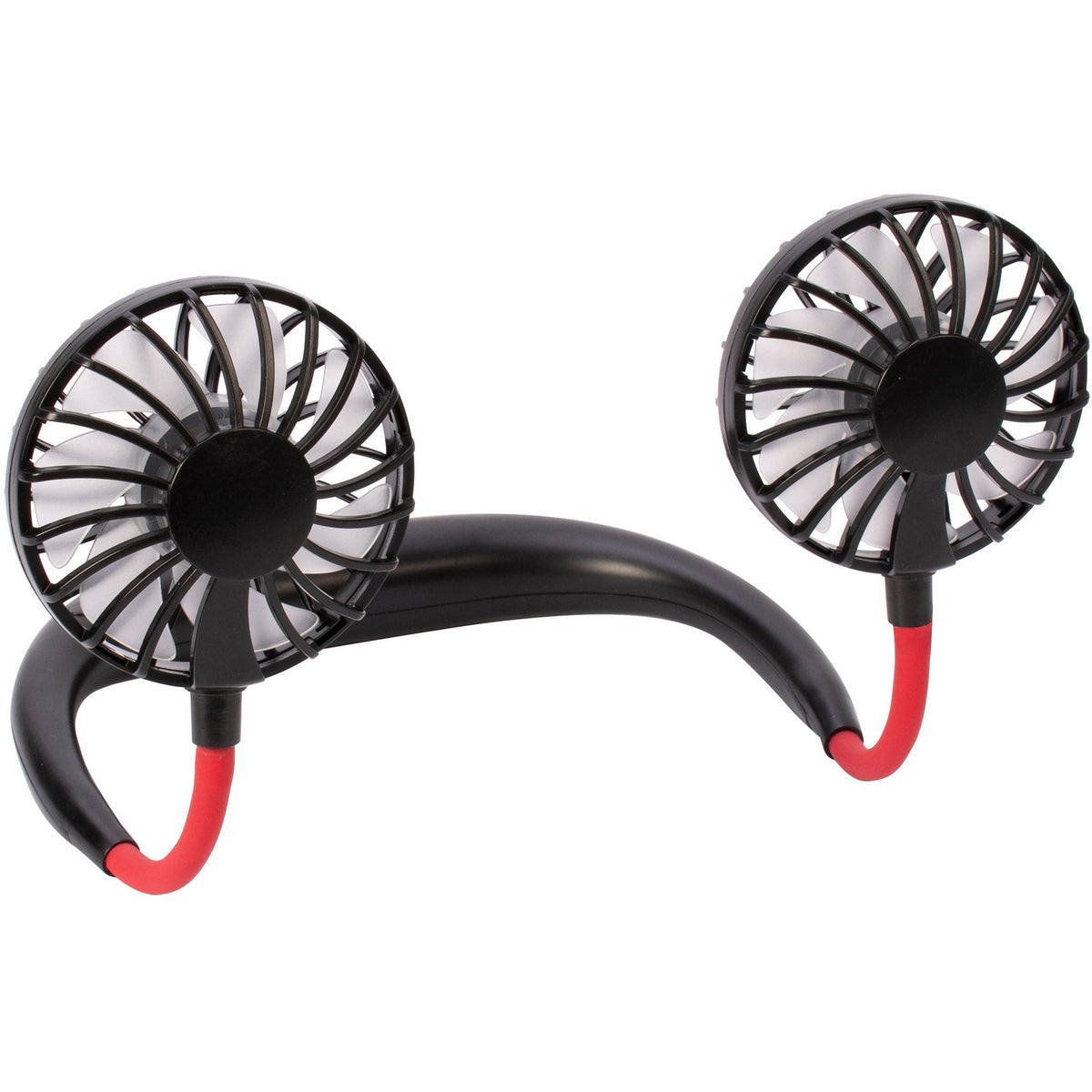 JIAGE Ventilatore da collo, Ventilatore portatile ricaricabile, 5200mAh a batteria, Display LED, Raffreddamento a 360 gradi, 3 velocità, abbastanza, Ventilatori da collo senza lama, Raffreddatore