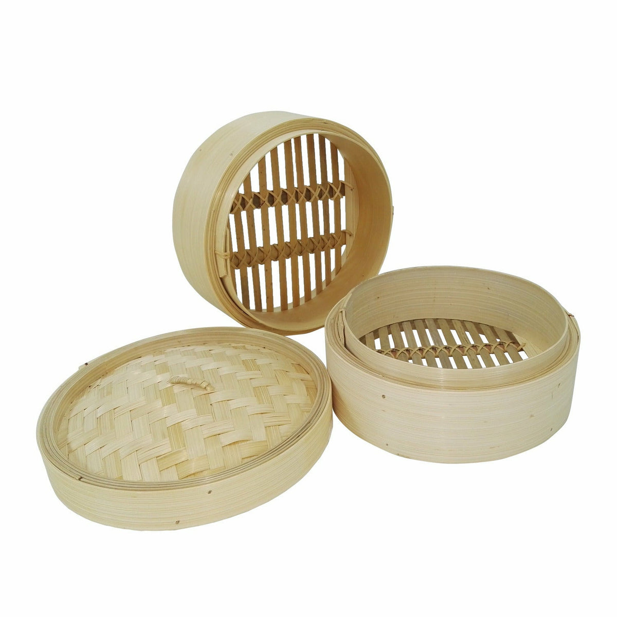 GUSTO CASA - Cestino in Bamboo per Cottura a Vapore su 2 Piani - h16 c –  Shop On Line Happy Casa Store