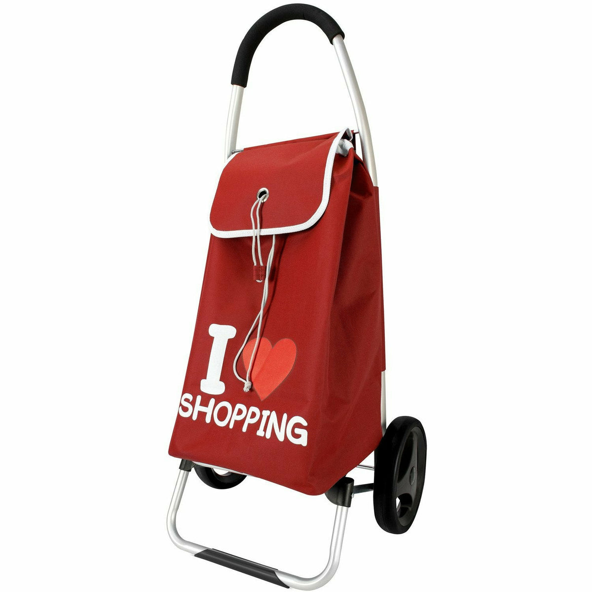 FAHKNS I carrelli della spesa rossi 6PCS 35L dei cestini della spesa portatili hanno messo il cestino rosso della spesa