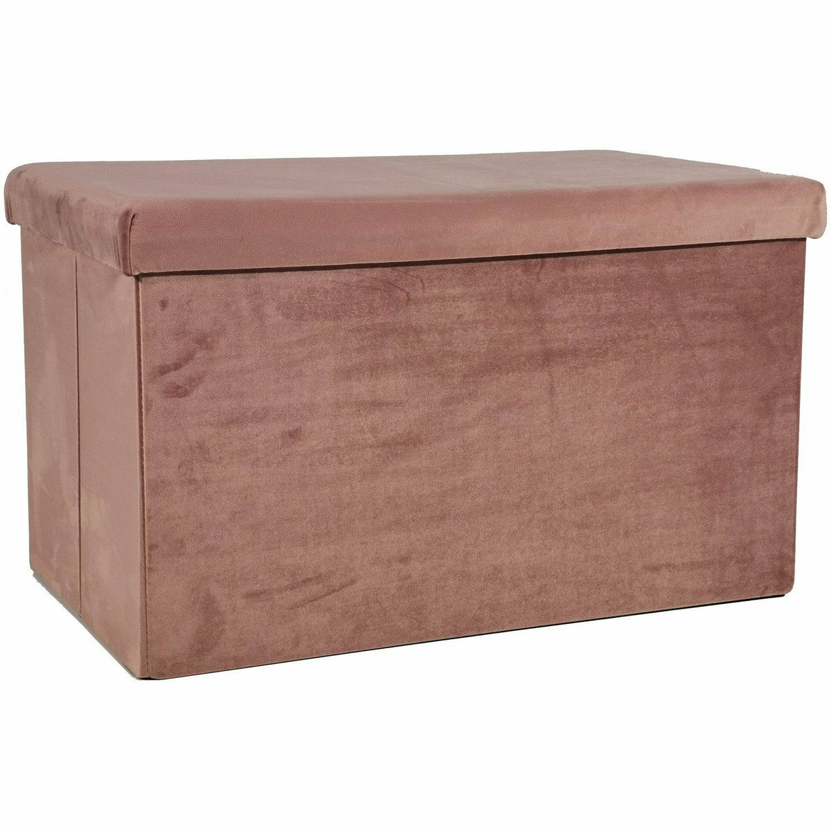 VESTIAMO CASA - Pouf contenitore rosa in velluto richiudibile - 76x38 – Shop  On Line Happy Casa Store