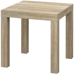 VESTIAMO CASA - Tavolino quadrato in legno naturale  - h45x45x45 cm