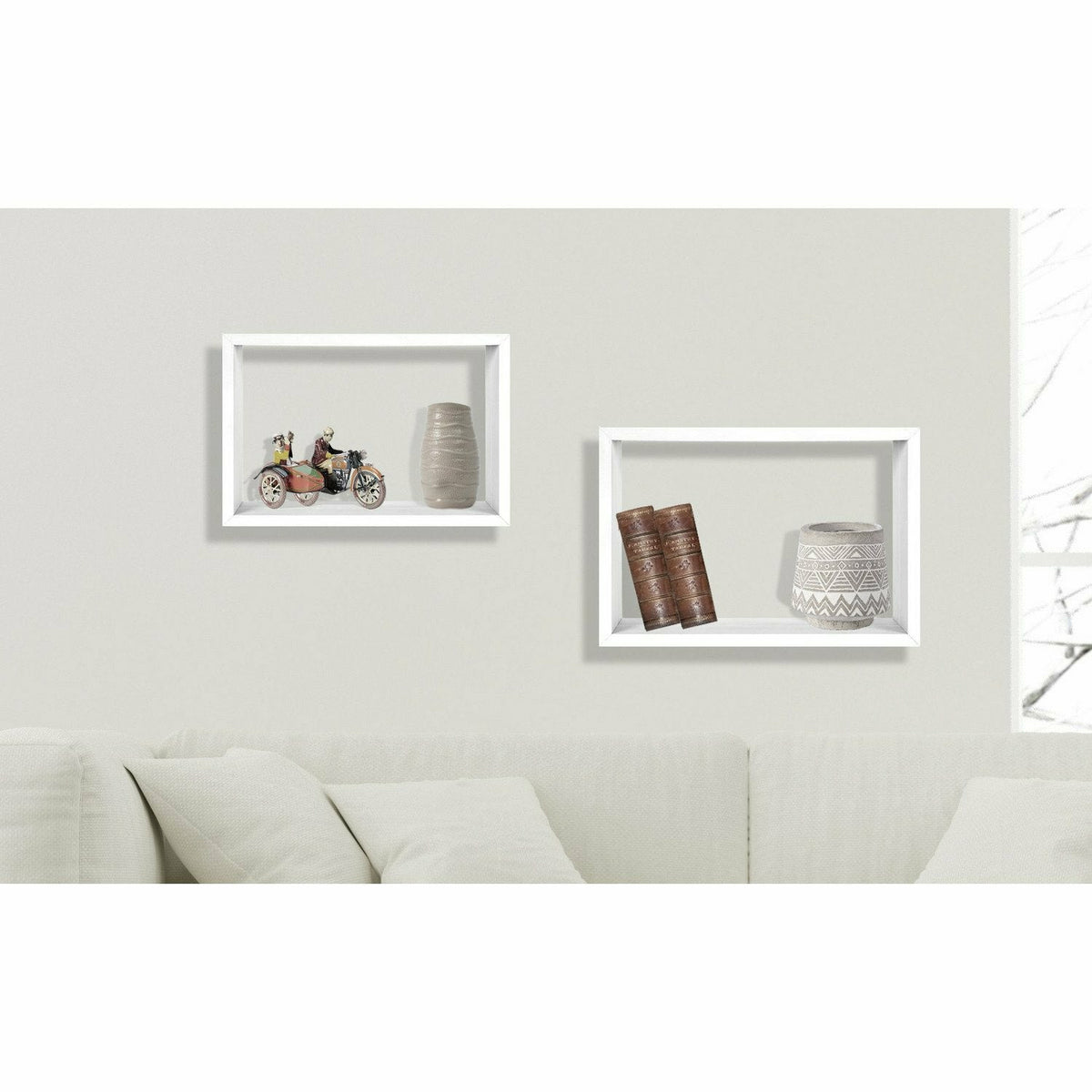 VESTIAMO CASA - Mensole cubo da parete colore bianco - set 3 pezzi – Shop  On Line Happy Casa Store