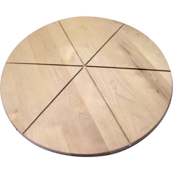 GUSTO CASA - Tagliere girevole in legno - diametro 35 cm