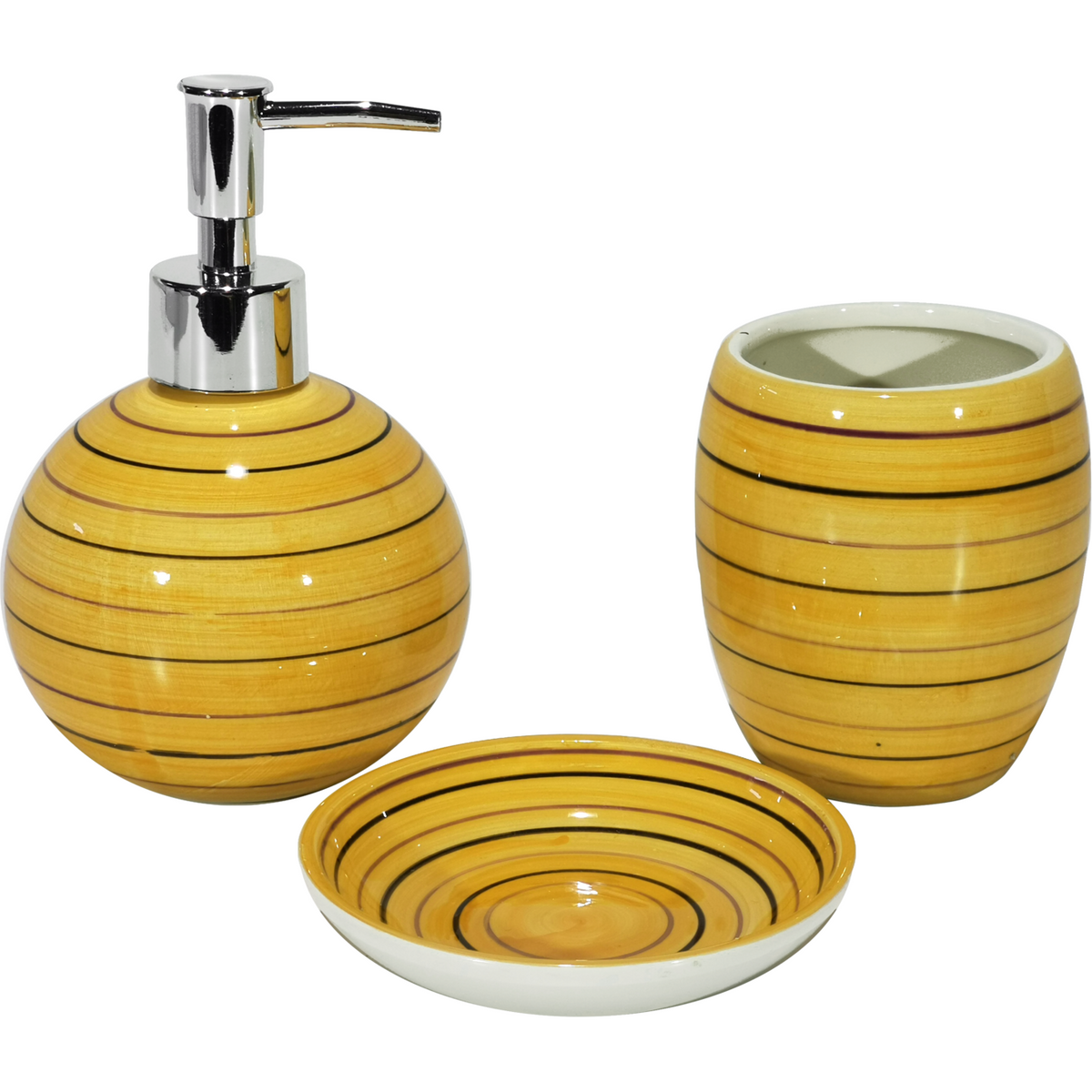 VESTIAMO CASA - Set Bagno 3 pezzi in ceramica – Shop On Line Happy Casa  Store