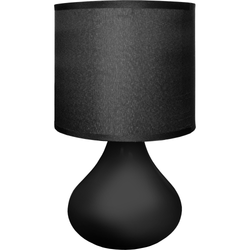 DICTROLUX - Lampada da comodino nera h26 cm