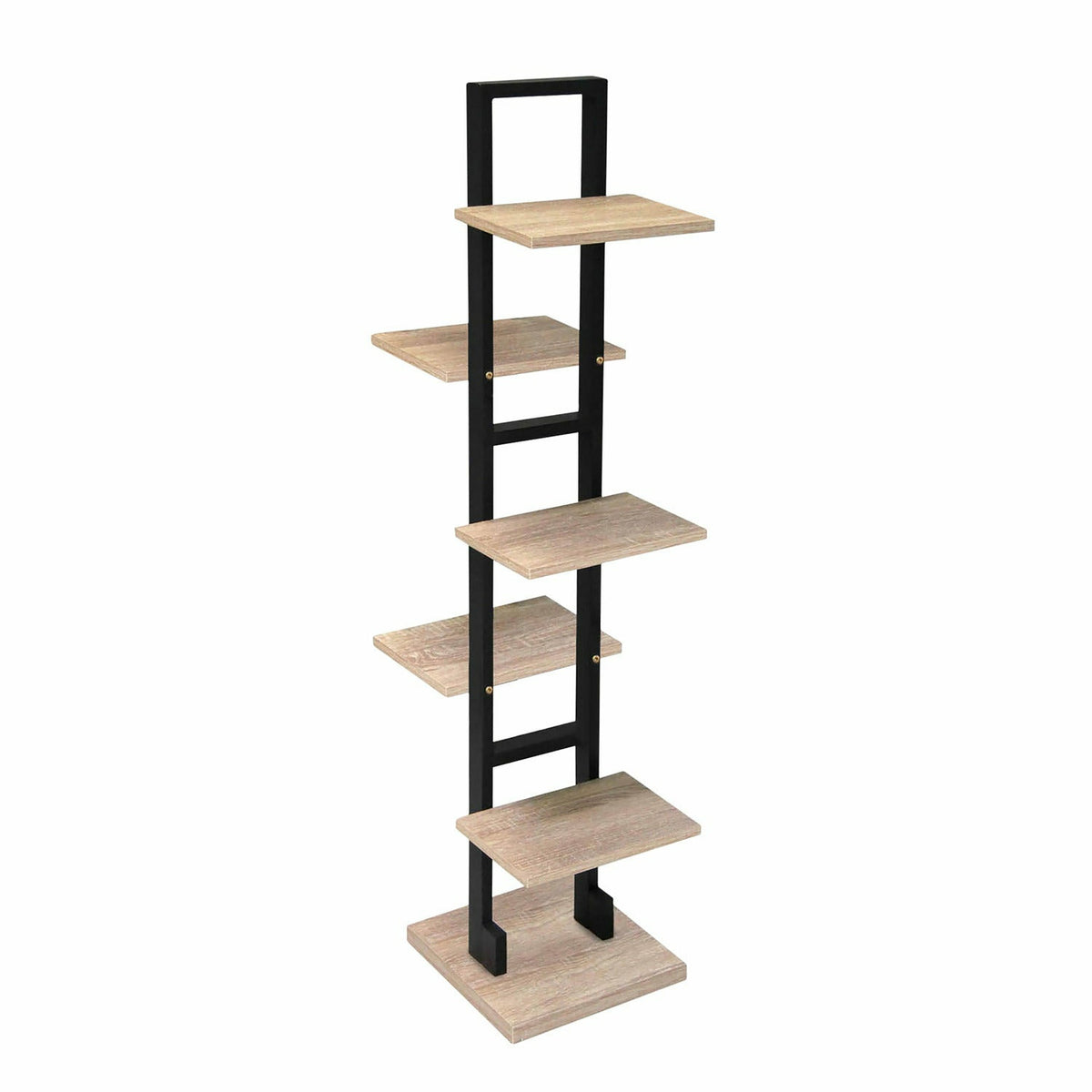 GICOS - Scaffale 5 ripiani in metallo e legno Serie Industrial - h131x – Shop  On Line Happy Casa Store