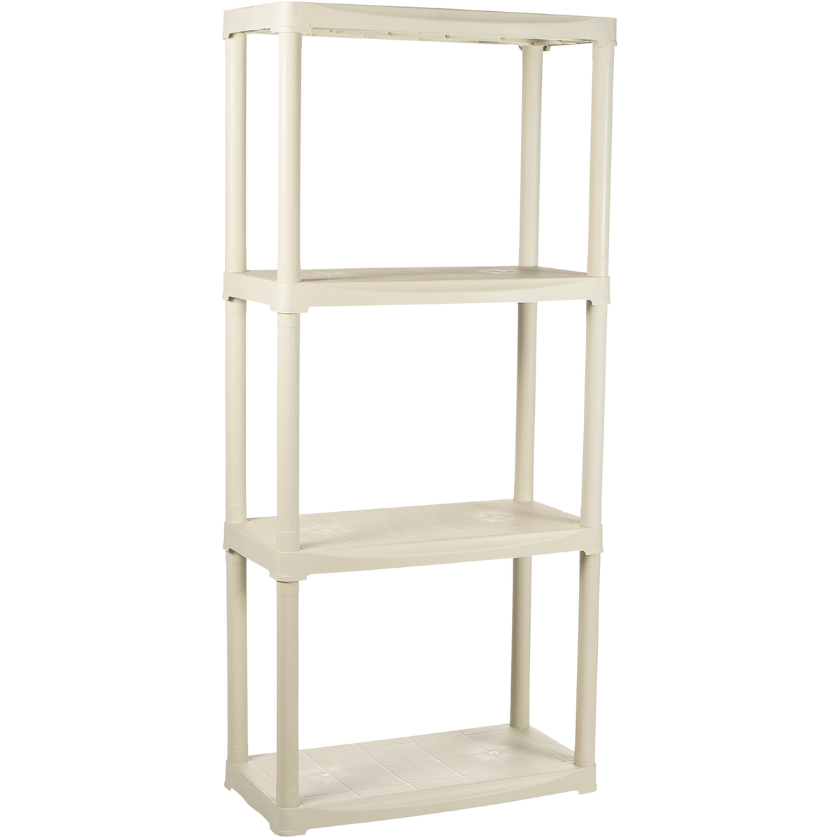 Il Numero 1 Del Risparmio-SCAFFALE IN POLIPROPILENE A 4 RIPIANI DA ESTERNO/INTERNO 60 X 30 X H133 CM - 11