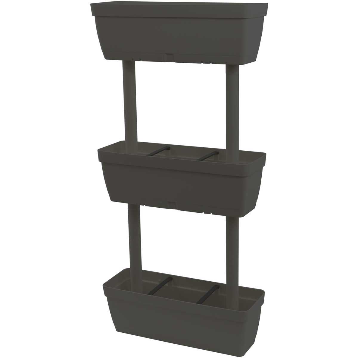 Kalolary Vasi per Quadrato piante da vivaio 15P con 15 cupole per umidità, vaso trasparente Quadrato da 10,2 cm con base in silicone per trapiantare facilmente vasi per piantine con 10 etichette
