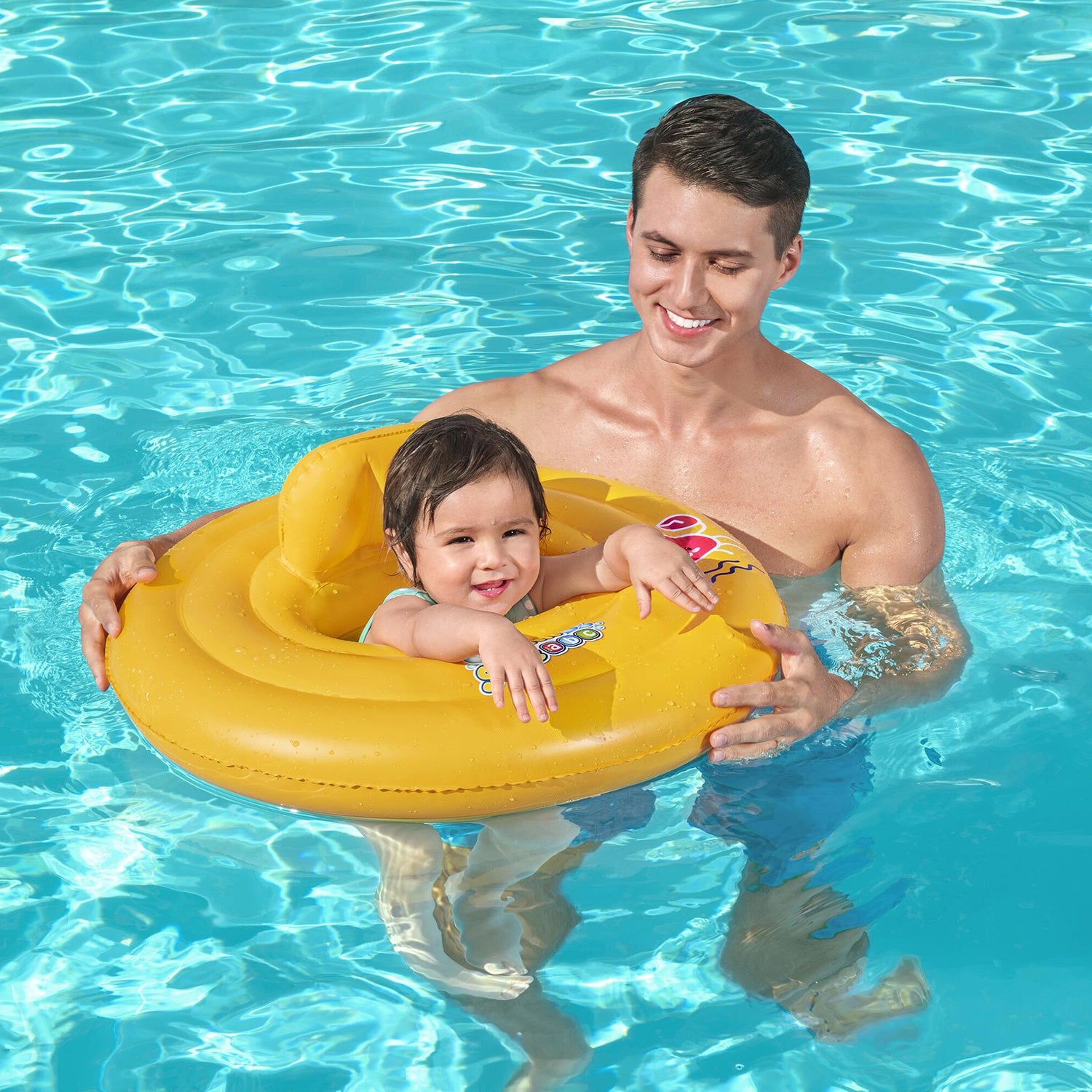 BESTWAY - Salvagente Ciambella con Mutandina per Bambini Swim Safe Step A diametro 69 cm