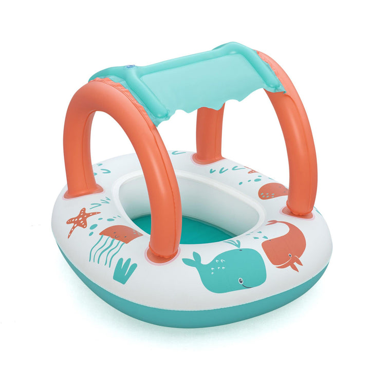 BESTWAY - Canotto per bambini con parasole Comfort Plush