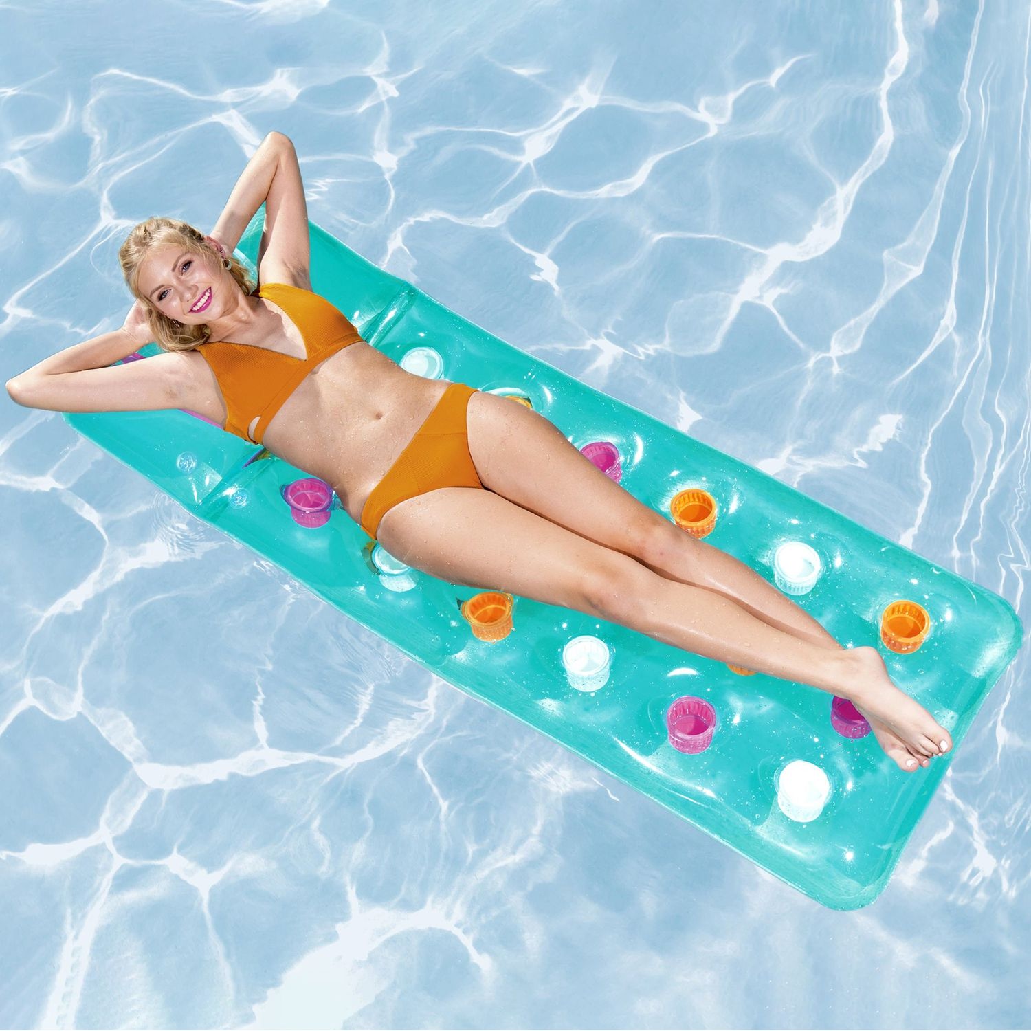 BESTWAY - Materassino gonfiabile Summer Colors - 188x71cm