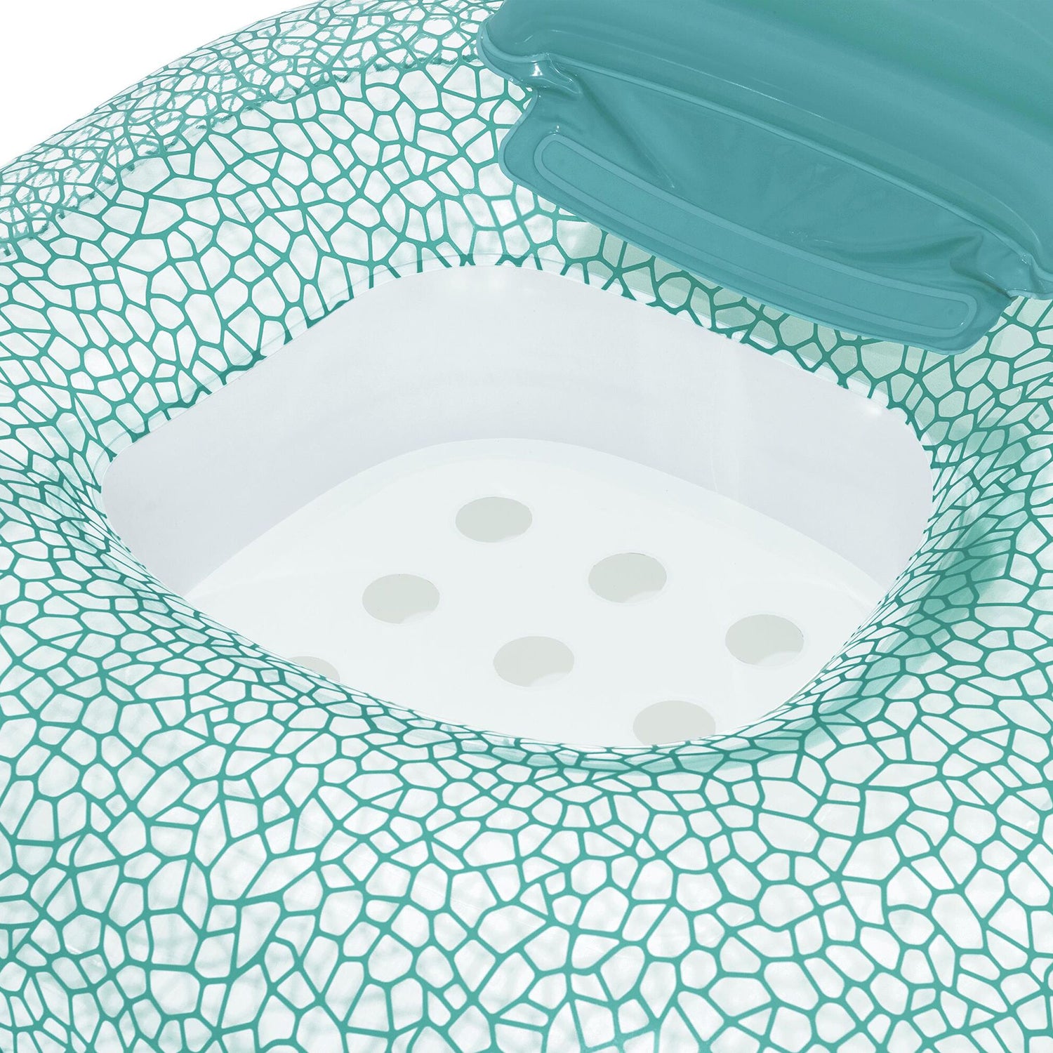 BESTWAY - Sdraio Gonfiabile con Cuscino e Porta-bevanda Flip Pillow™ 102x94 cm