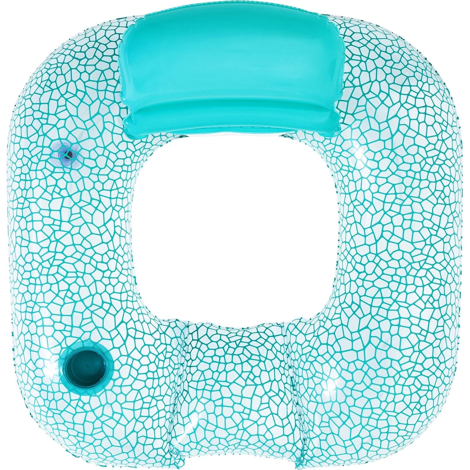 BESTWAY - Poltrona gonfiabile con cuscino e porta-bevanda Flip Pillow 102x94 cm