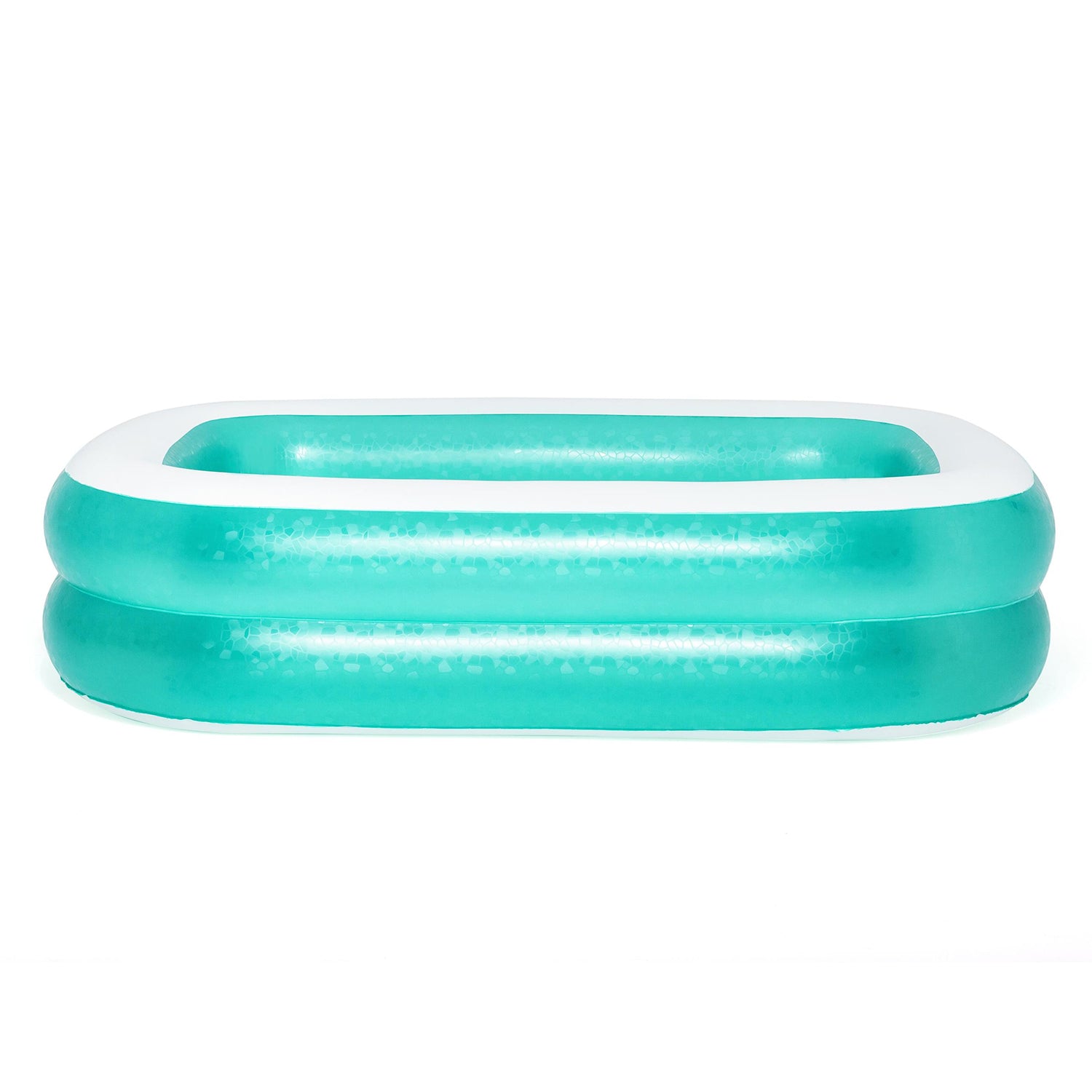 BESTWAY - Piscina Family gonfiabile rettangolare a 2 anelli - altezza 51x201x150 cm
