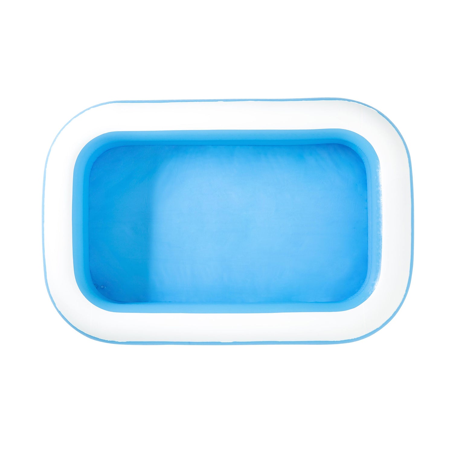 BESTWAY - Piscina Family gonfiabile rettangolare a 2 anelli - altezza 51x262x175cm