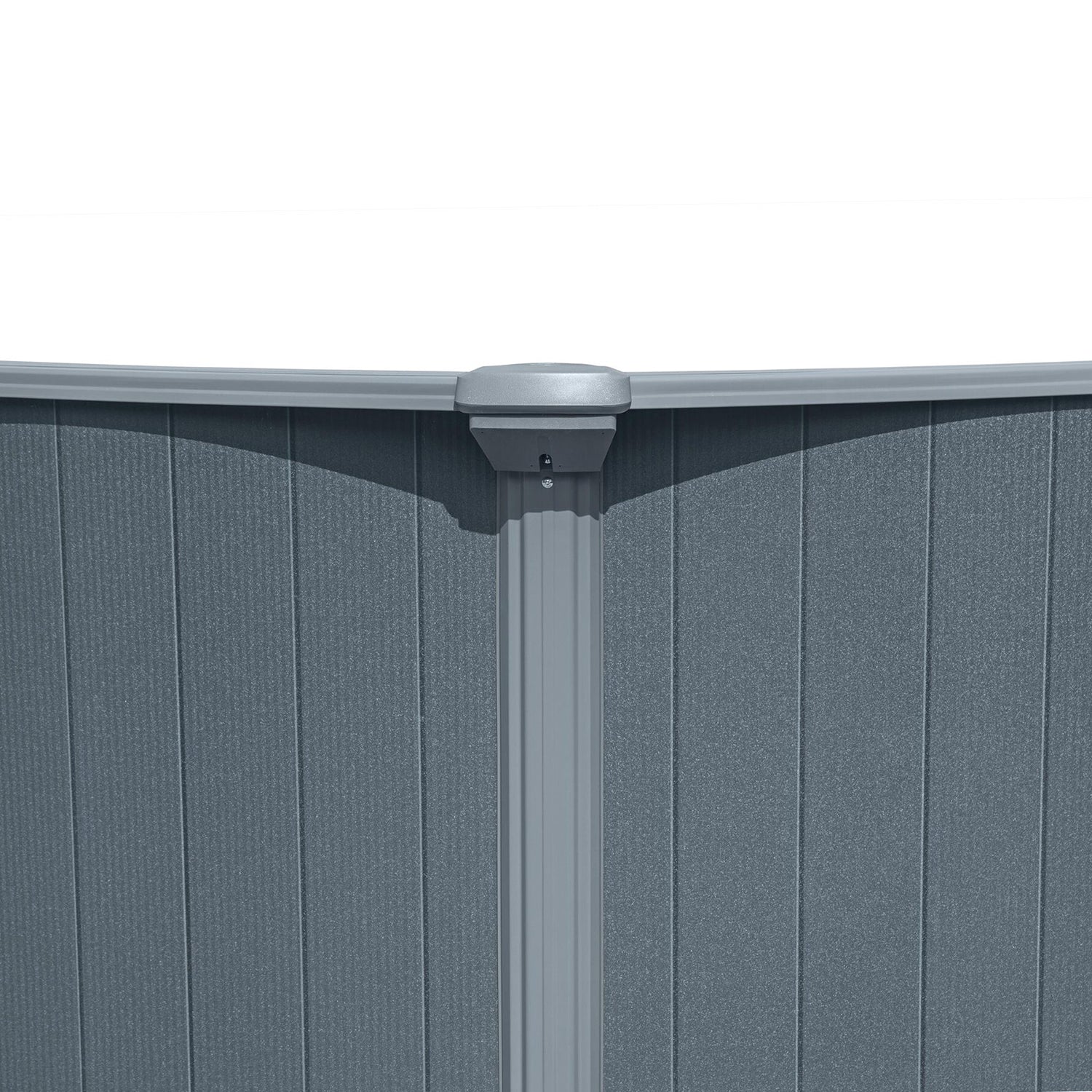 BESTWAY - Piscina fuori terra Ovale Hydrium™ Grigia Effetto Legno altezza 122x732x366 cm