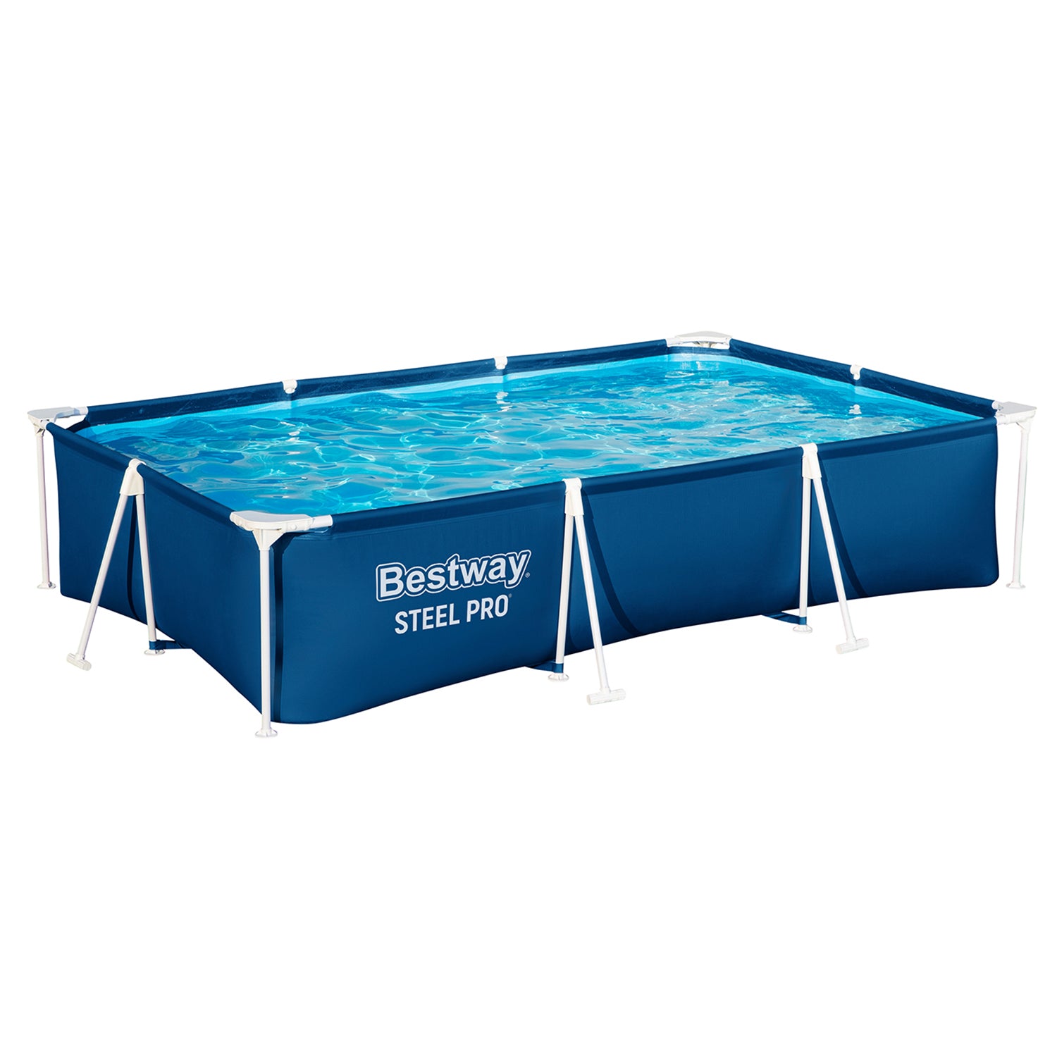 BESTWAY - Piscina Fuori Terra Rettangolare Steel Pro Frame - altezza 66x300x201 cm