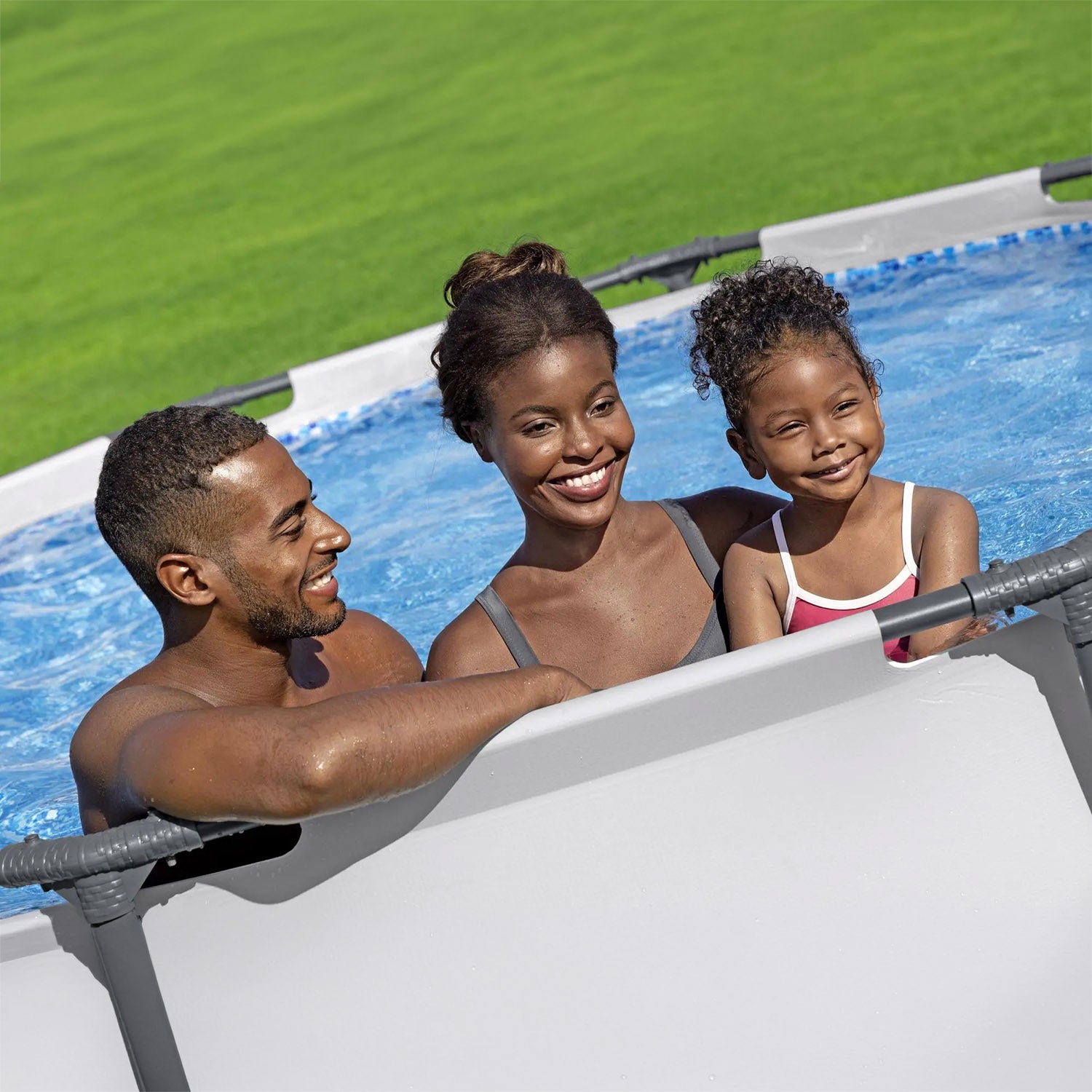 BESTWAY - Piscina Fuori Terra Rotonda Steel Pro MAX™ con Pompa Filtro, Scaletta e Copertura - altezza 122 cm diametro 366 cm