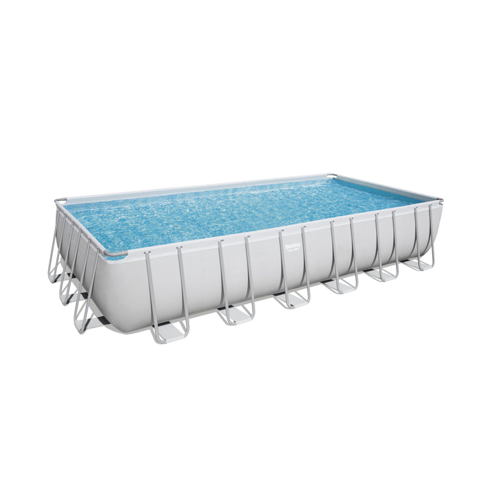 BESTWAY - Piscina fuori terra Rettangolare Power Steel - altezza 132x732x366 cm