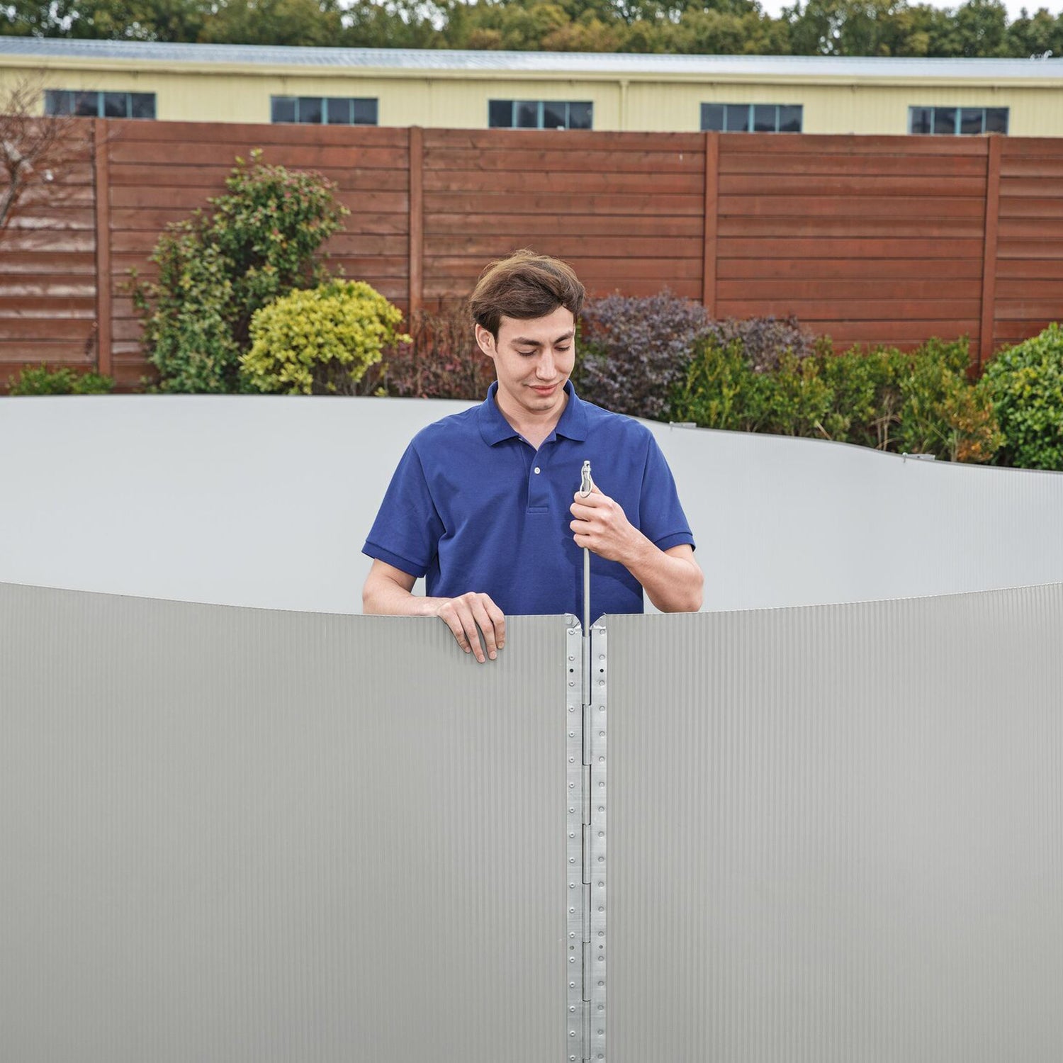 BESTWAY - Piscina Fuori Terra Ovale Hydrium™ con Filtro a Sabbia e Accessori - altezza 122x500x366 cm