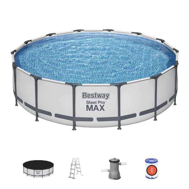 BESTWAY - Piscina fuori terra Steel Pro Max - altezza 107cm diametro 427cm