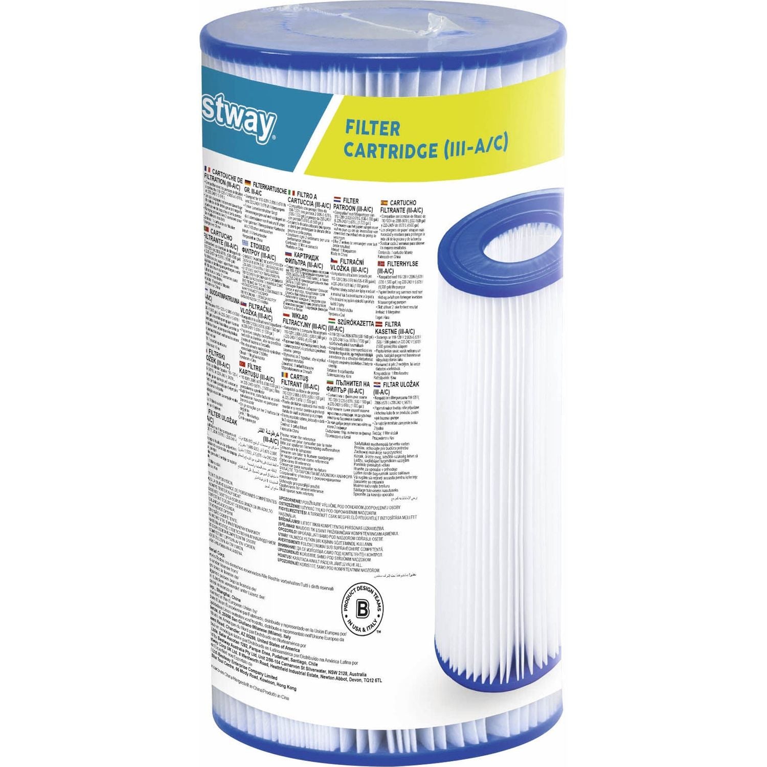 BESTWAY - Filtro a cartuccia tipo III per pompe a filtro da 5.678 l/h