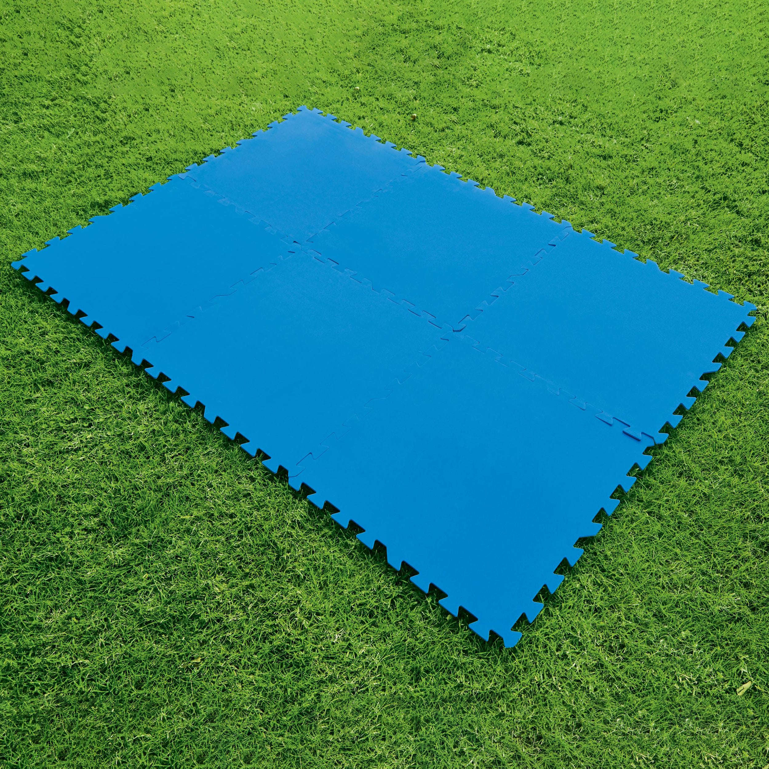BESTWAY - Tappeto sotto piscina componibile e protettivo da 50x50 cm - set 9 pezzi