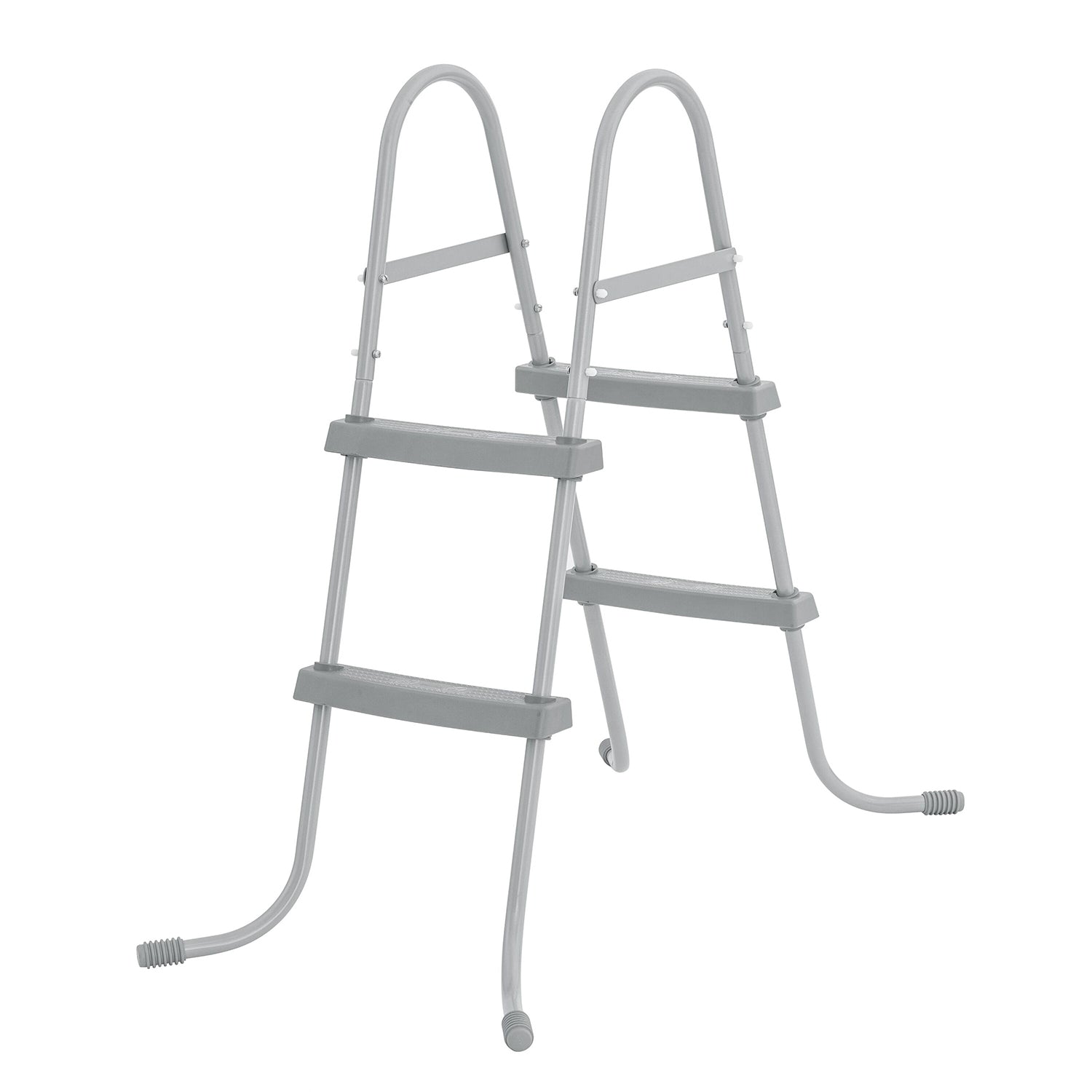 BESTWAY - Scaletta per Piscina Fuori Terra con Telaio Anticorrosione h84 cm