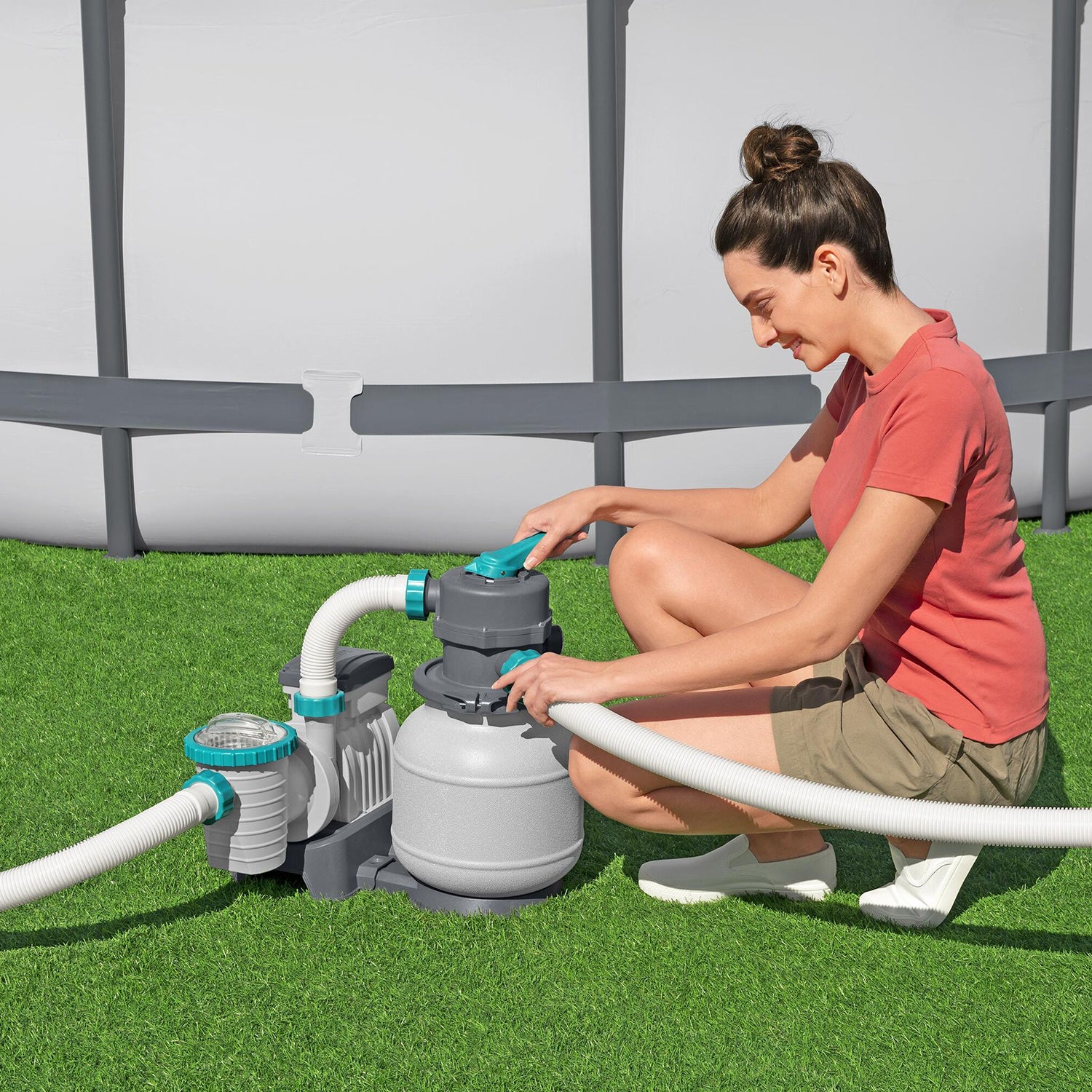 BESTWAY - Pompa filtro a sabbia 6.056 L/h