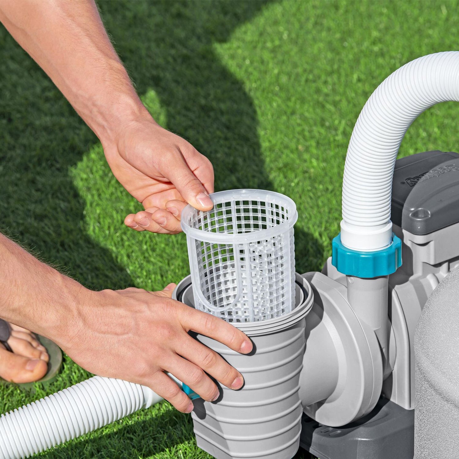 BESTWAY - Pompa Filtro a Sabbia per Piscine Fuori Terra  8.327 L/h