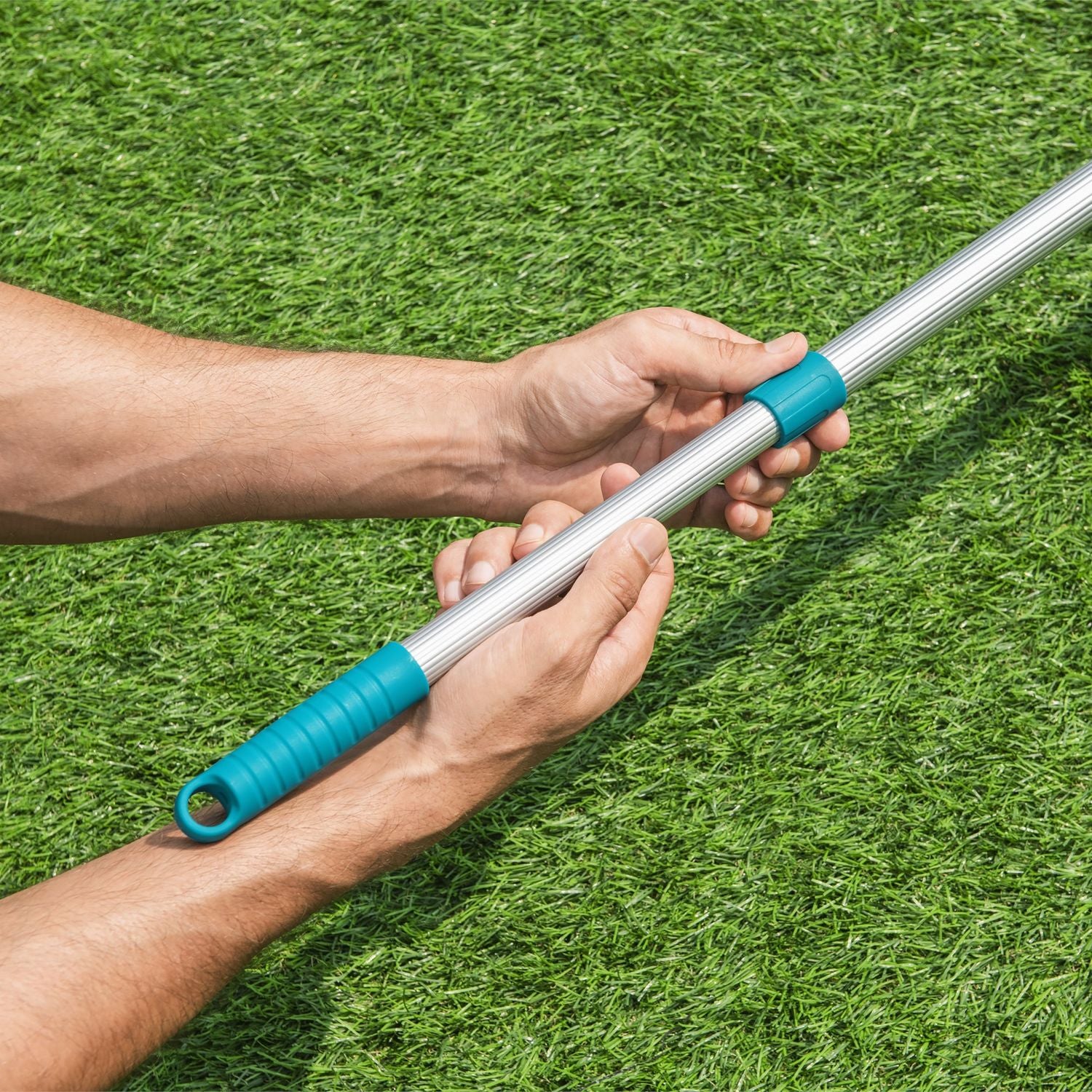 BESTWAY - Retino set Skimmer Flowclear AquaScoop per pulizia piscina - h163cm